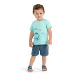 Conjunto Bebê Menino Dinossauro Elian Azul