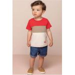 Conjunto Bebê Menino Paradise Colorittá Vermelho