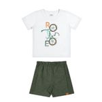 Conjunto Infantil Menino Aventura Elian Branco