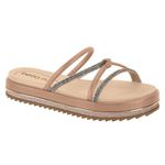 Sandália Beira Rio Flatform - Feminina - Nude