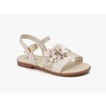 Sandália Infantil Klin Suami Mini Off White Perolizado