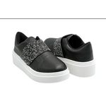 Tênis Casual Slip On Com Strass Vizzano 1339.325 Preto