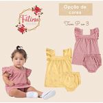 CONJUNTO MALWEE VESTIDO/CALCINHA Amarelo