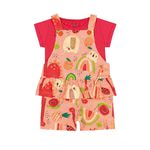 Jardineira Tropical com Blusinha Elian