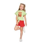 Conjunto Infantil Feminino Blusa e Shorts Elian 