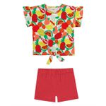 Conjunto Infantil Menina Verão Frutas Elian