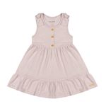 Vestido Bebê Menina Botões Colorittá Lilas