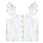 Conjunto Infantil Menina com Regata com Babado Algodão Malwee Kids