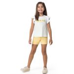 Conjunto Infantil Menina Princesas Disney Cotton Light Malwee Kids