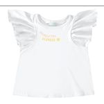 Conjunto Infantil Menina Blusa e Shorts Em Algodão Malwee Kids
