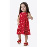 Vestido Menina Sem Manga Em Cotton Light - Carinhoso