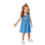 Malwee Kids - Vestido Tule Menina Azul