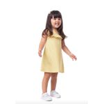 Malwee Kids - Vestido Feminino Amarelo