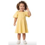 Vestido Amarelo Corações Malwee