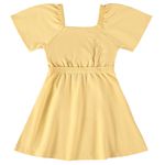 Vestido Amarelo Corações Malwee