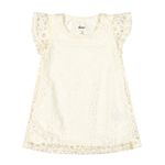 Vestido em Tulê Meia Malha Infantil Menina - Elian