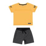 Conjunto Bebê Menino Brincar Colorittá Amarelo