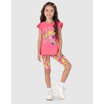 Conjunto Infantil Menina Be Free Like A Butterfly Em Algodão Malwee Kids Marinho