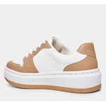Tênis Vizzano Casual Feminino - Branco+Bege