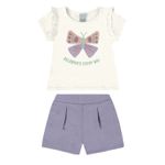 Conjunto Infantil Menina Malwee borboleta