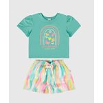 Conjunto Infantil Menina Let’s Discover The World Together Malwee Kids