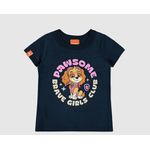 Conjunto Infantil Menina Especial Patrulha Canina Em Algodão Malwee Kids