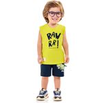 Conjunto Curto Infantil Kamylus Estampado Menino