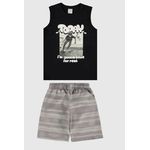 Conjunto Infantil Menino Today I’m Gonna Ollie Em Algodão Malwee Kids