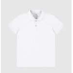 Camisa Polo Infantil Menino Peitilho Frontal Em Algodão Malwee Kids