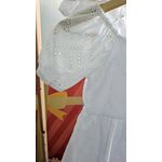 Vestido Infantil Decote Quadrado Em Laise Algodão Malwee Kids