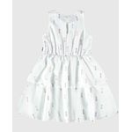 Vestido Infantil Camadas Em Plumetis Brilho Malwee Kids