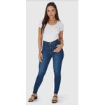 Calça Skinny Feminina Elástico Interno Em Flex Jeans