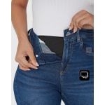 Calça Skinny Feminina Elástico Interno Em Flex Jeans