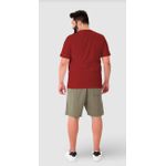 Camiseta Básica Masculina Plus Size Regular Em Algodão