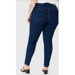 Calça Feminina Plus Size Skinny Em Flex Jeans
