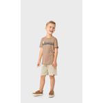 Conjunto Menino Camiseta Estampa Frontal E Bermuda - Carinhoso Verde