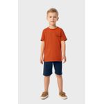 Conjunto Menino Camiseta Bolso Decorativo Em Algodão - Carinhoso