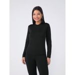 Blusa Manga Longa Peluciada Feminina
