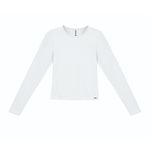 Blusa De Cotton Básica Feminina Branca