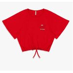 Blusa Feminina em Viscose com Mangas Amplas - Cereja Rosa - Tomato