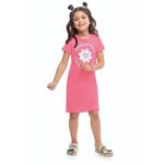 Vestido Kamylus Infantil Positive and Happy Rosa