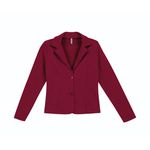 Blazer Clássico Moletom Cereja