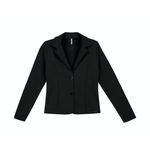 Blazer Feminino Em Moletinho Preto
