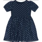 Vestido de tule em poá Malwee