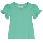Carinhoso Conjunto Saia Shorts Menina Verde