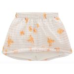 Conjunto Menina Saia Estampada Em Organza - Carinhoso