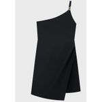 Vestido Feminino Assimétrico Decote Ombro Só Em Algodão Stretch - ENFIM