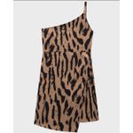 Vestido Feminino Assimétrico Decote Ombro Só Em Algodão Stretch - ENFIM