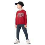 Malwee Kids Conjunto Infantil Menino Blusão e Calça Vermelho