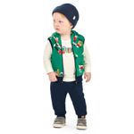 Conjunto trio menino verde